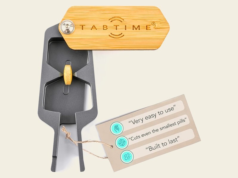 Consumer product designed by Cast Iron CAD: TabTime pill cutter